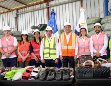 Aduanas destruye m&aacute;s de 253,000 mercanc&iacute;as falsificadas