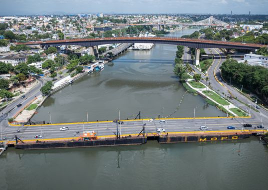 Puente flotante será cerrado este sábado durante dos horas