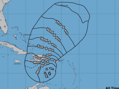 Rep&uacute;blica Dominicana bajo alerta por la tormenta tropical Franklin