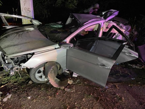 Aparatoso accidente en Ban&iacute; deja cuatro muertos 