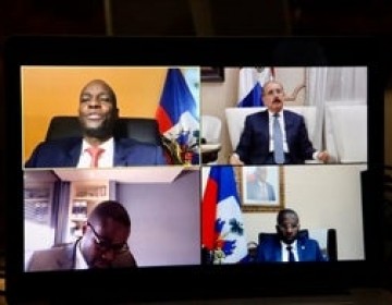 Presidentes de Hait&iacute; y Rep&uacute;blica Dominicana hablan sobre Covid-19 y otros temas por videoconferencia