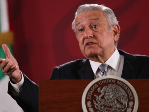 Lopez Obrador: &ldquo;La estatua de la Libertad est&aacute; verde de coraje por censura&rdquo;