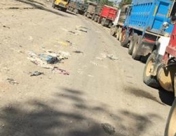 Camioneros de Duquesa hacen paro por falta de pago