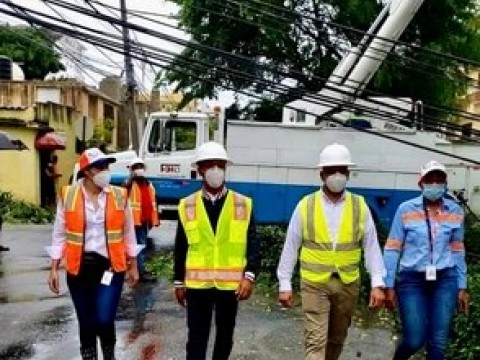 Edesur normaliza en un 97.5% las aver&iacute;as de clientes afectados por la tormenta