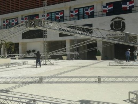 Avanzan los preparativos en el congreso para la rendicion de cuentas de Luis Abinader 