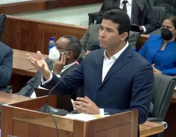 Adán Cáceres  y las citas biblicas durante audiencia de Operación Coral