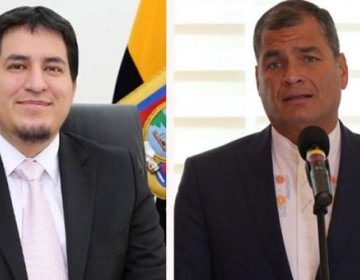 Rafael Correa y Andr&eacute;s Arauz confirman su binomio a las presidenciales de Ecuador: "No podr&aacute;n derrotarnos"