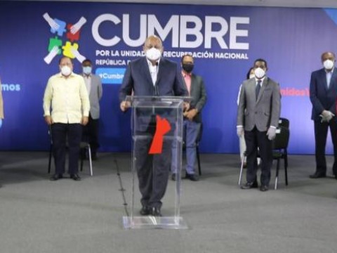 Luis Abinader abre cumbre para "la recuperaci&oacute;n nacional" que culminar&aacute; el 7 de junio