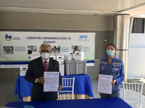 OPS/OMS dona insumos que incrementan la capacidad de pruebas PCR del Laboratorio Nacional   