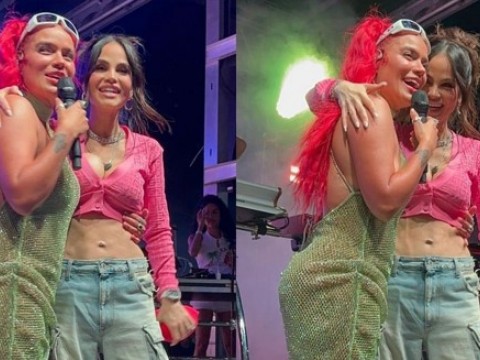 Karol G festeja con Natti Natasha el lanzamiento de su nuevo disco