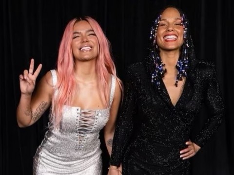 Karol G cumple sue&ntilde;o de cantar con Alicia Keys