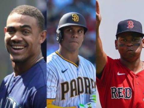 Rodr&iacute;guez, Devers y Soto ganan "Bate de Plata" en MLB