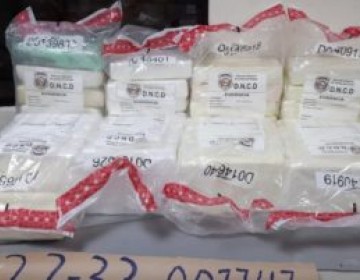 Autoridades incautan 48 paquetes de coca&iacute;na en Puerto Caucedo