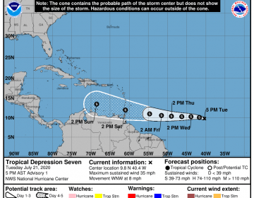 Onamet vigila depresi&oacute;n tropical #7 que podr&iacute;a convertirse en tormenta