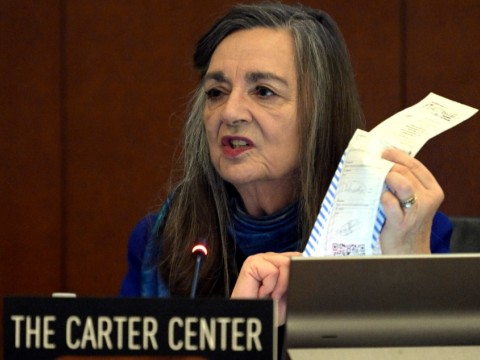 Centro Carter de EE.UU. muestra supuestas actas electorales de las elecciones de Venezuela