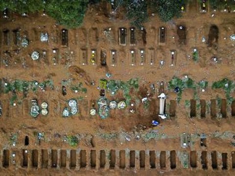 Brasil se convierte en el tercer pa&iacute;s del mundo con m&aacute;s muertes por coronavirus, tras superar a Italia
