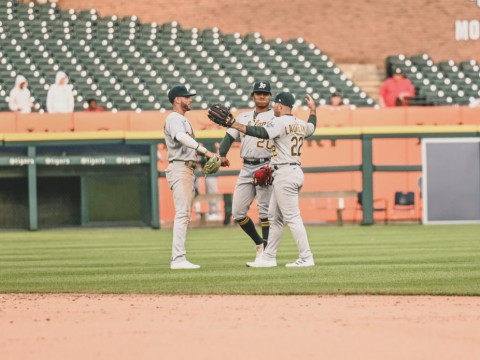 Laureano, Barrera y Pache se unen a grupo de jardineros dominicanos que han jugado juntos un partido MLB