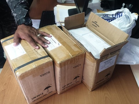 Autoridades ocupan cargamento con miles de municiones para fusiles en El&iacute;as Pi&ntilde;a