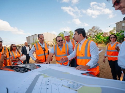 Paliza supervisa avances de la l&iacute;nea 3 del Telef&eacute;rico de Santo Domingo Oeste