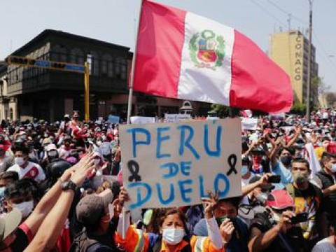 CIDH preocupada por muertes durante protestas por crisis pol&iacute;tica en Per&uacute;