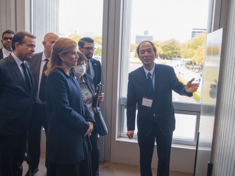 Vicepresidenta Raquel Pe&ntilde;a Rinde Tributo a ca&iacute;dos por bomba at&oacute;mica en Hiroshima.