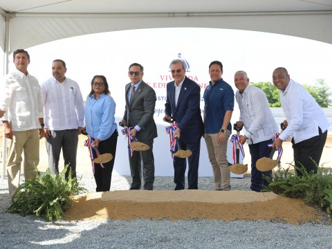 Presidente Abinader inicia trabajos construcci&oacute;n edificio Ciudad Judicial de SDO.