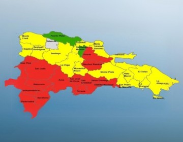 COE incrementa provincias en alertas ante fen&oacute;meno tropical