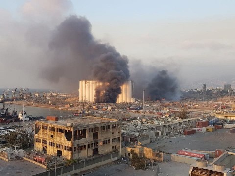 Enormes explosiones en Beirut dejan heridos y da&ntilde;os 