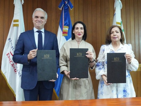 MINERD, CONANI y GANA-RD sellan alianza para fortalecer la protecci&oacute;n y permanencia escolar de la ni&ntilde;ez