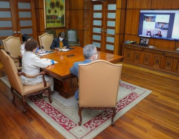 Miriam Germ&aacute;n y embajadora EE.UU. tratan sobre combate al narcotr&aacute;fico y crimen organizado