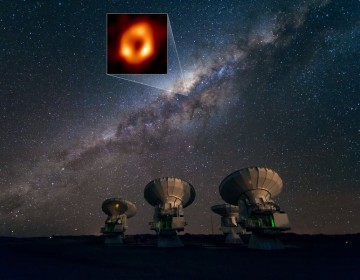 Imagen notable de un agujero negro supermasivo en el coraz&oacute;n de nuestra galaxia, la V&iacute;a L&aacute;ctea
