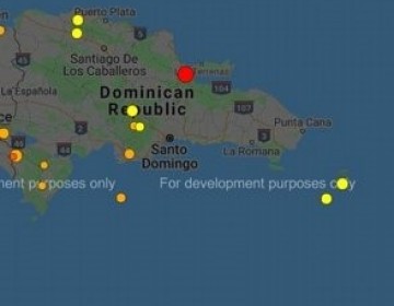 Cibao: Temblor  de 4.5 grados sacude municipio de Arenoso, provincia Duarte