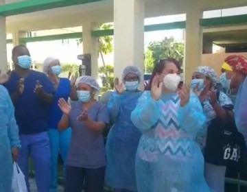 Personal de salud protesta en Marcelino Vélez por falta de pagos de incentivos