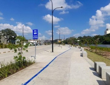 Abinader deja en funcionamiento primer tramo Paseo del R&iacute;o
