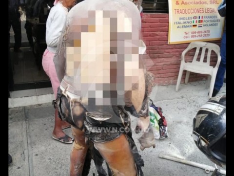 Hombre se prende fuego en el palacio judicial de Ciudad Nueva