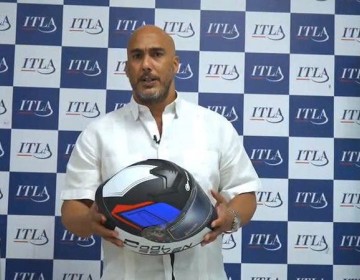 Homero Gonz&aacute;lez sugiere al ITLA fabricar cascos protectores de alta seguridad para conductores de motocicletas