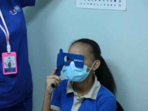 INABIE asiste a 118 estudiantes diagnosticados con malnutrici&oacute;n y entrega 257 lentes zona sur del pa&iacute;s