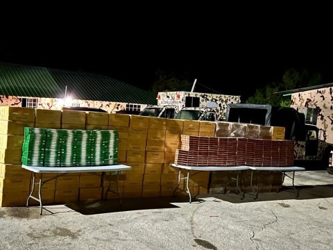 Cesfront decomisa 1,135, 800 unidades de cigarrillos de diferentes marcas en El&iacute;as Pi&ntilde;a