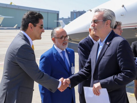 Abinader llega a Davos para participar en Foro Econ&oacute;mico Mundial