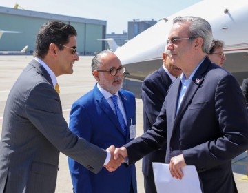 Abinader llega a Davos para participar en Foro Econ&oacute;mico Mundial