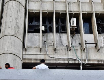 Incendio registrado anoche en el Ministerio de Interior y Polic&iacute;a