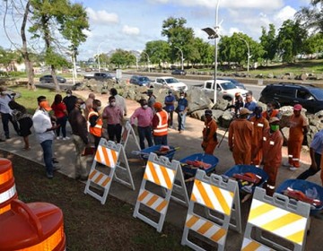 Obras P&uacute;blicas inicia amplio programa de mantenimiento vial en autopista Las Am&eacute;ricas, y autov&iacute;as del Coral y del Este