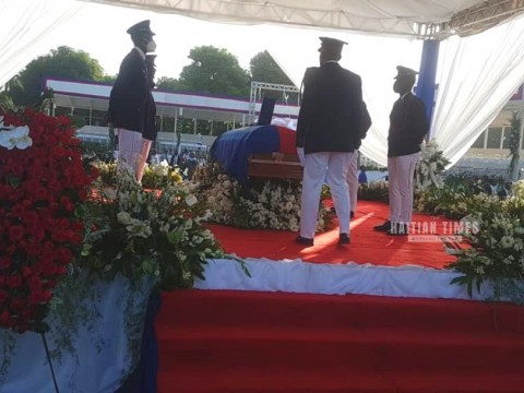 Hait&iacute; despide a su asesinado presidente Jovenel Moise
