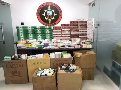 Ceccom incauta 62 mil cigarrillos y gran cantidad de medicamentos introducido ilegal a RD 