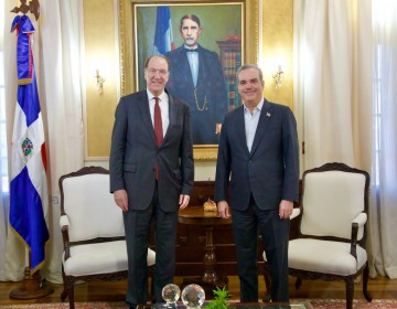 Visita del presidente del BM evidencia confianza en el desempe&ntilde;o econ&oacute;mico del Gobierno dominicano1