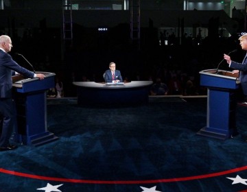 El desordenado debate entre Trump y Biden la noche de ayer 