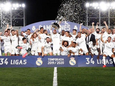 Un Real Madrid perfecto recupera el t&iacute;tulo en la Liga de Espa&ntilde;a
