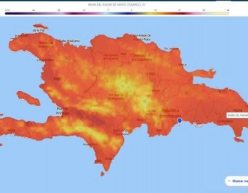 Contin&uacute;a el calor; sensaci&oacute;n t&eacute;rmica sobre Rep&uacute;blica Dominicana alcanza los 40 &deg;C