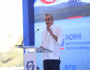 Presidente Abinader inaugura embalse de la presa Montegrande para garantizar agua a la Regi&oacute;n Sur