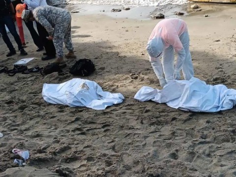Embarcaci&oacute;n hallada con osamentas de africanos en R&iacute;o San Juan ten&iacute;a 12 paquetes de drogas